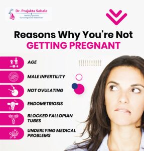 The reason why you are not getting pregnant